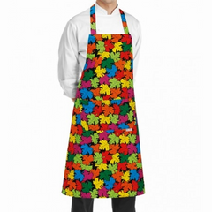 EGO Grembiule Pettorina 100% Cotone con Tasca