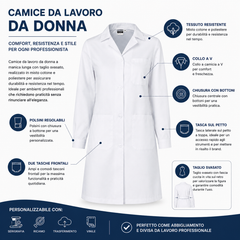 Camice Valento Donna Bianco