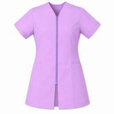 Casacca Professionale per Estetiste Isacco Modello Victoria – Zip Frontale, S-XXL