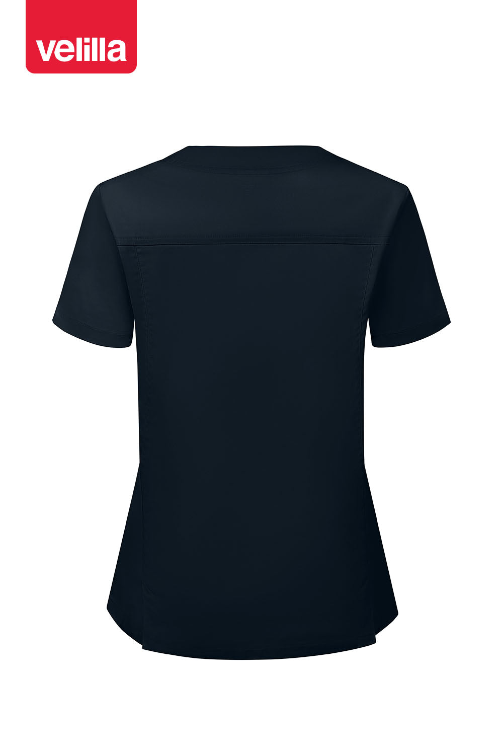 VELILLA - Maglia Donna Stretch con Scollo a V e Spacchi Laterali