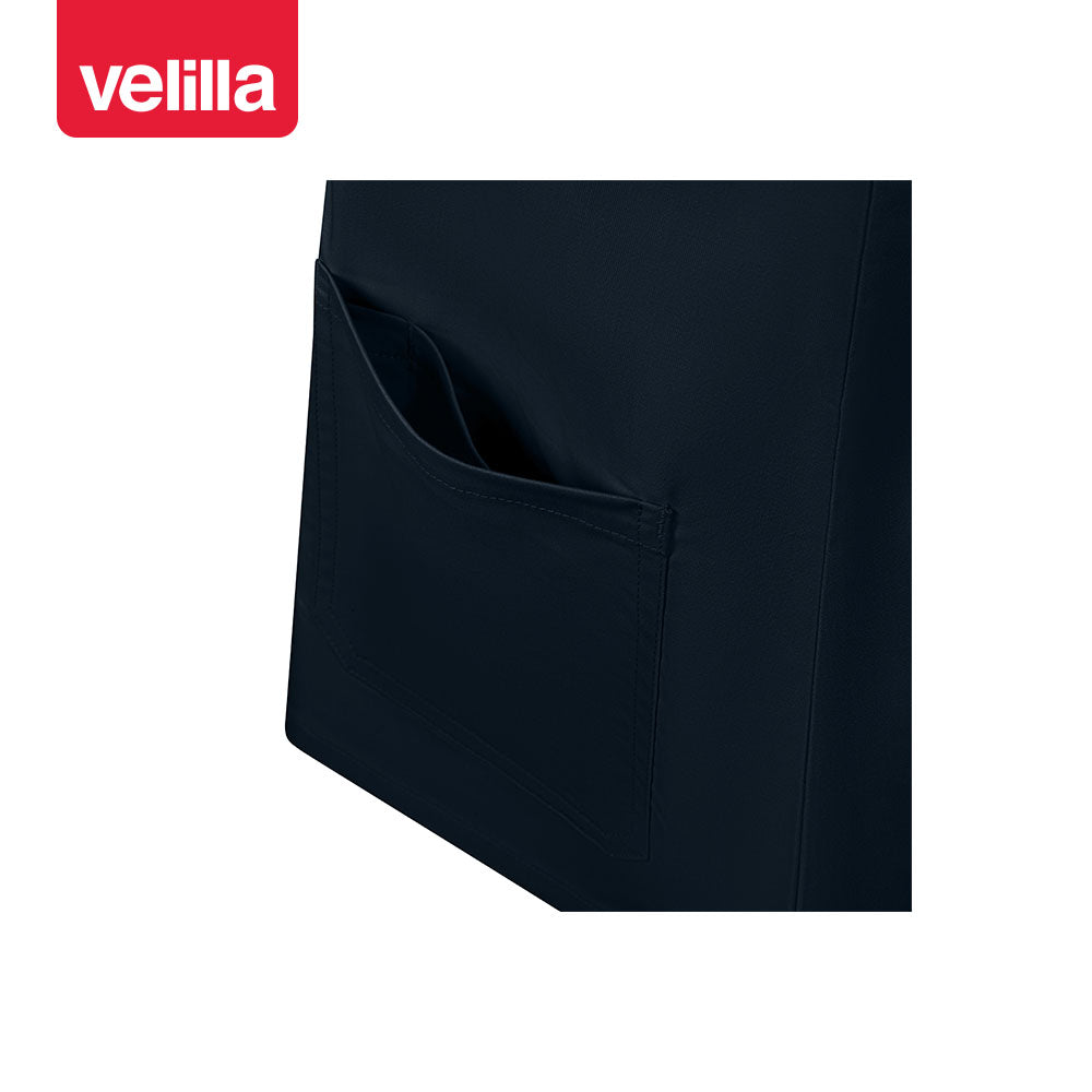 VELILLA - Maglia Donna Stretch con Scollo a V e Spacchi Laterali