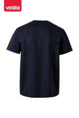 VELILLA - Maglia Uomo Stretch con Scollo a V e Spacchi Laterali