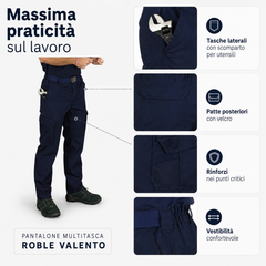 Pantalone Multitasca a tessuto misto ROBLE VALENTO