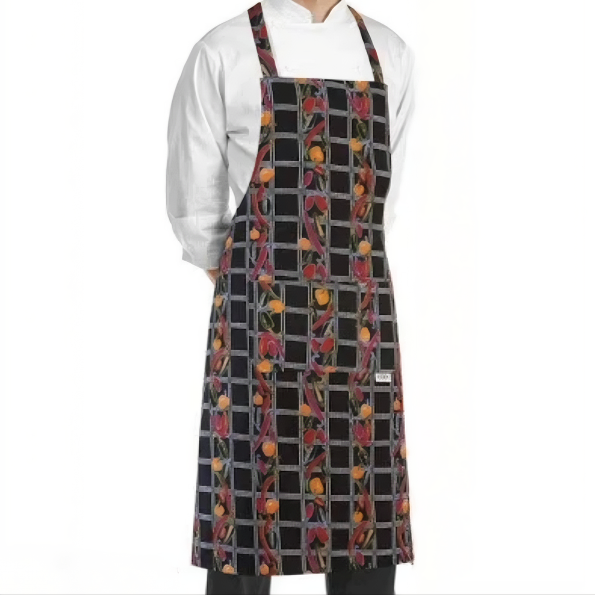 EGO Grembiule Pettorina  100% Cotone con Tasca