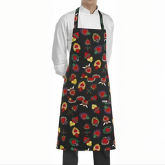 EGO Grembiule Pettorina  100% Cotone con Tasca