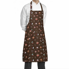 EGO Grembiule Pettorina  100% Cotone con Tasca