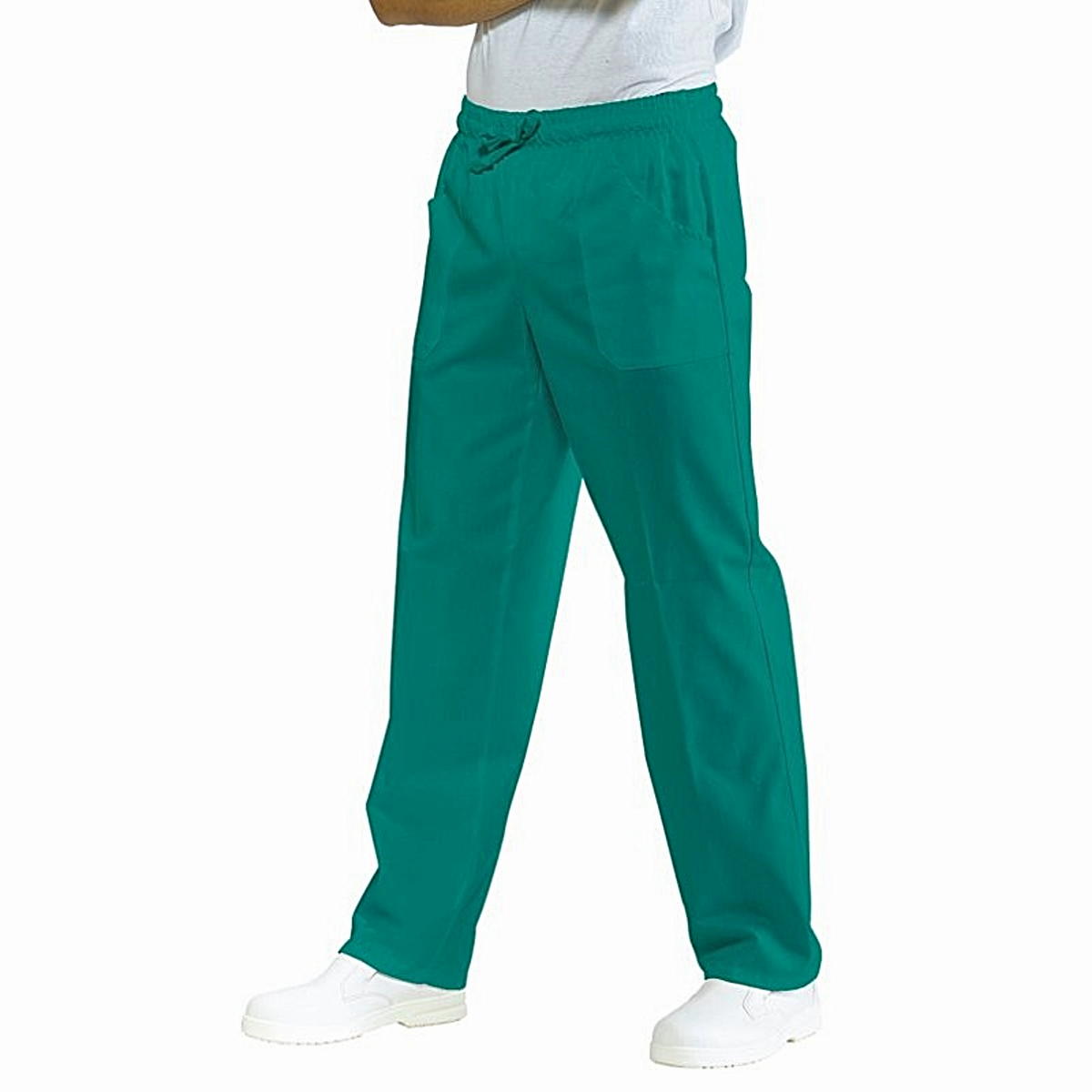 Pantalone Unisex Valento con Elastico a Tessuto Misto