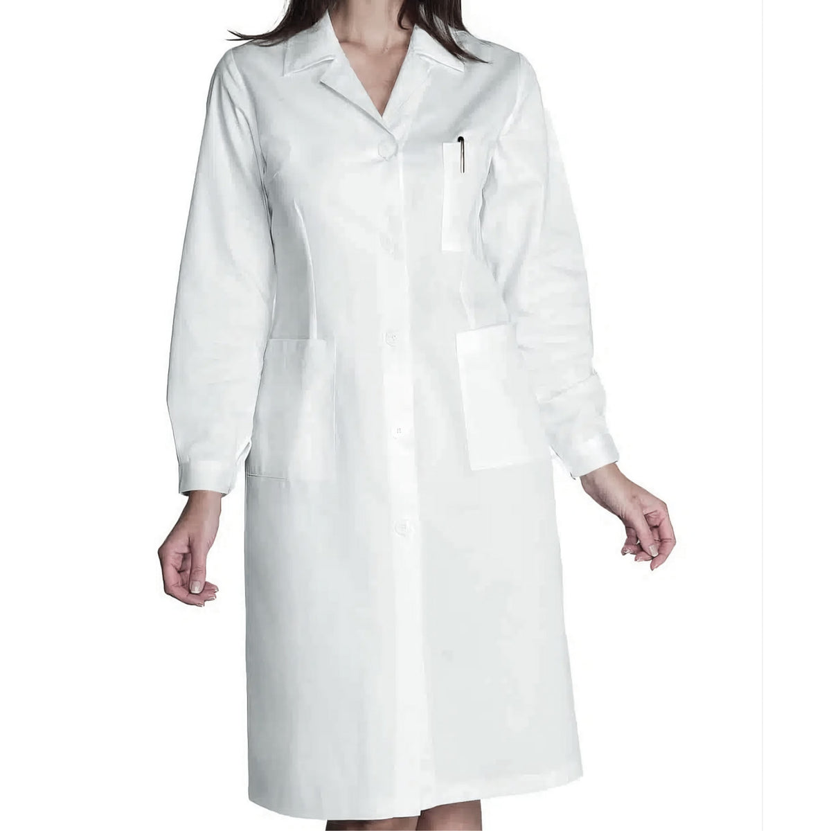 Camice Donna Isacco Bianco 100% Cotone