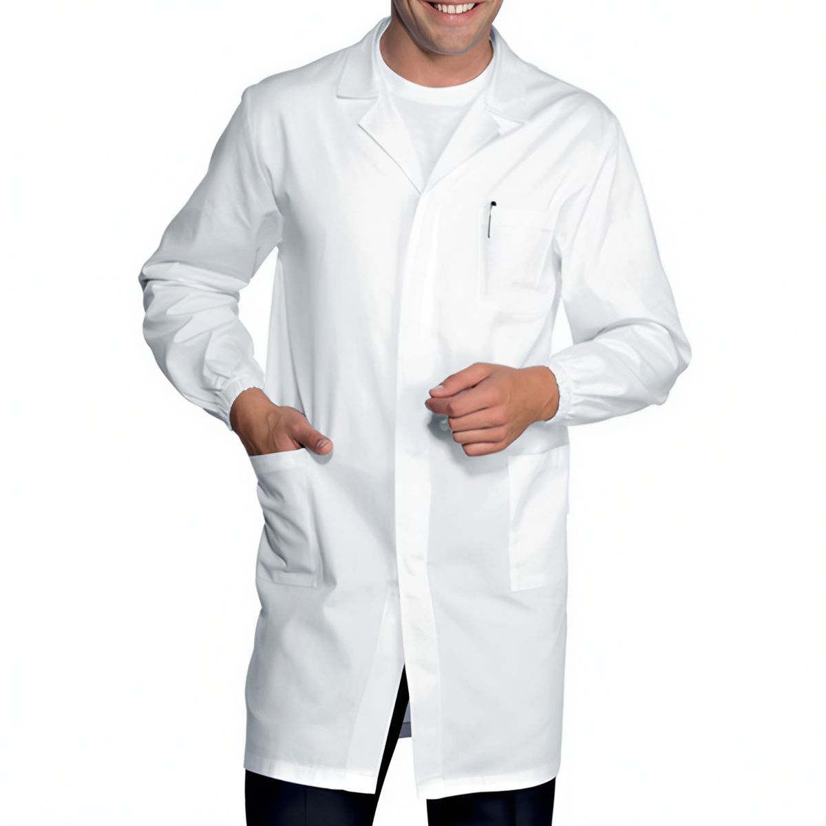 Camice Uomo Antiacido Isacco Bianco