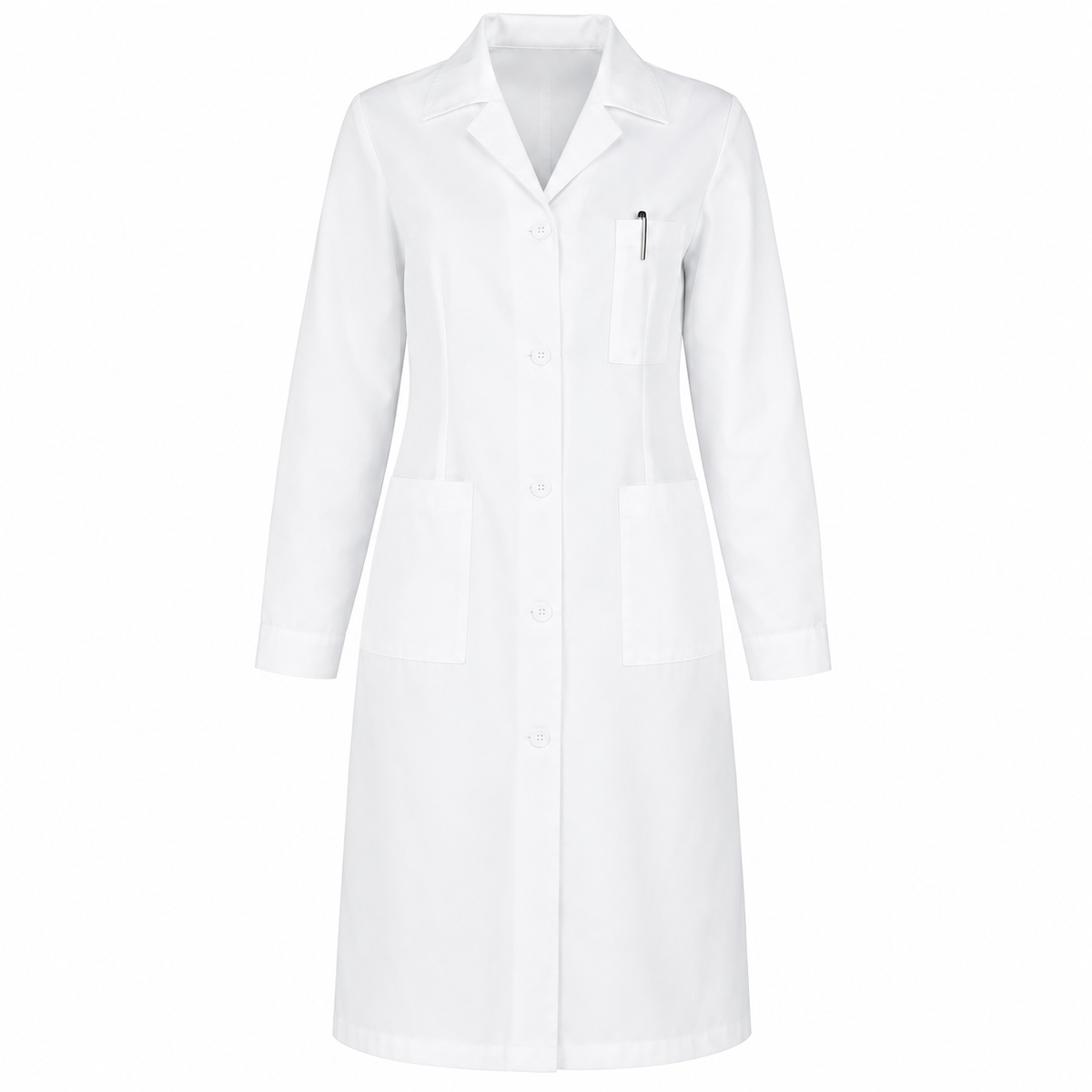 Camice Donna Isacco Bianco 100% Cotone