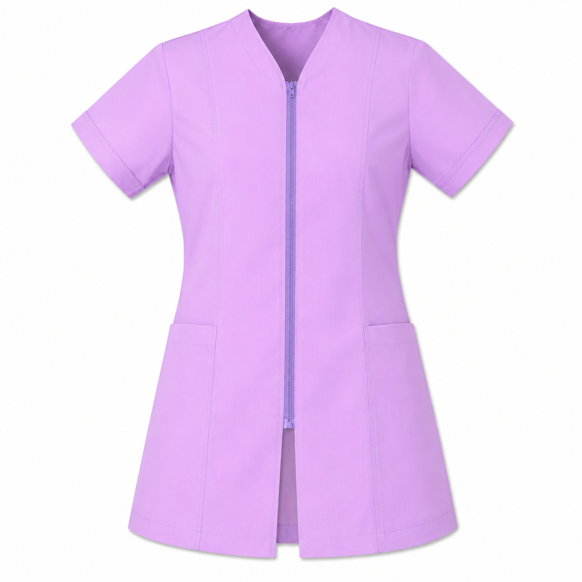 Casacca Professionale per Estetiste Isacco Modello Victoria – Zip Frontale, S-XXL