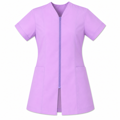 Casacca Professionale per Estetiste Isacco Modello Victoria – Zip Frontale, S-XXL