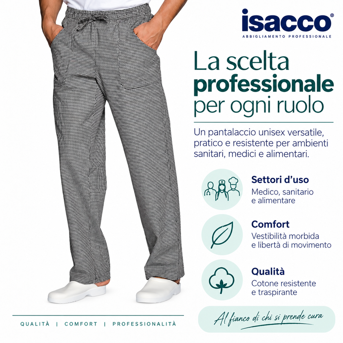 Pantalaccio Unisex Isacco 100% Cotone